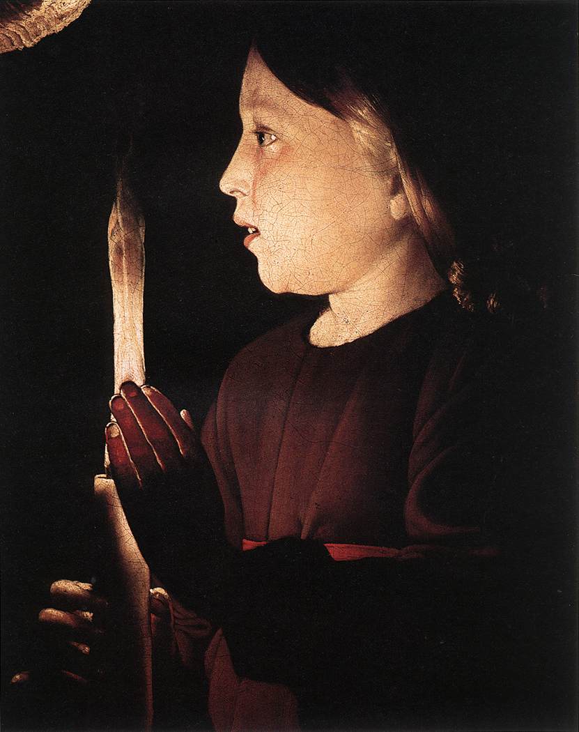 LA TOUR, Georges de Christ in the Carpenter's Shop (detail)